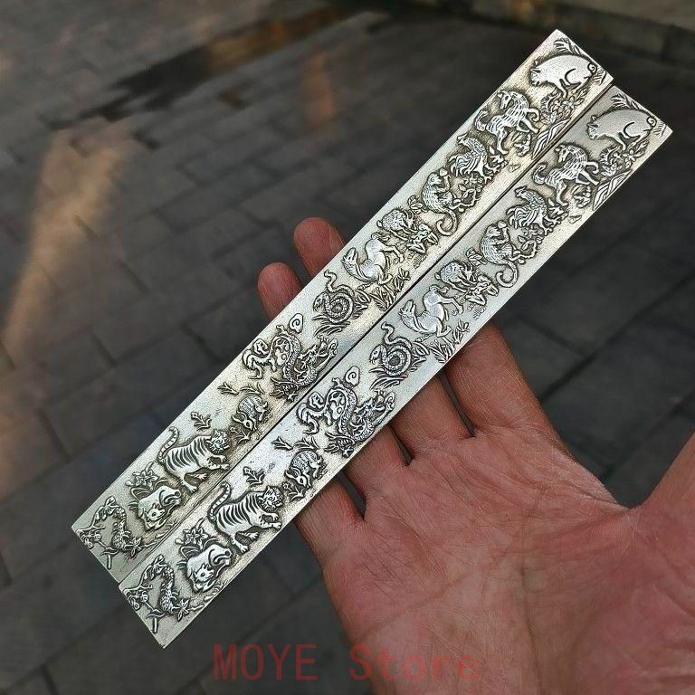 十二支 鎮尺 筆置き 書道具 文房具 工芸品 美術品 置物gy1216 - メルカリ