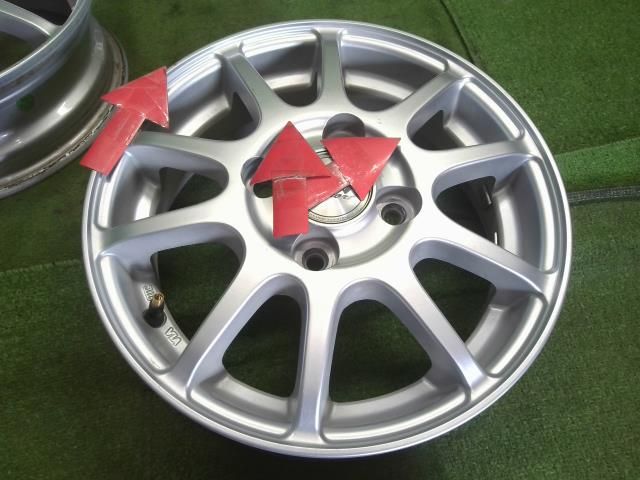 ビッグウェイ 13インチ アルミホイール 4本 Nワゴン外し 自社品番250123