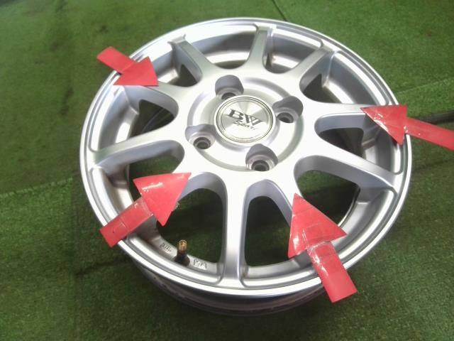  ビッグウェイ 13インチ アルミホイール 4本 Nワゴン外し 自社品番250123 13インチ ホイール