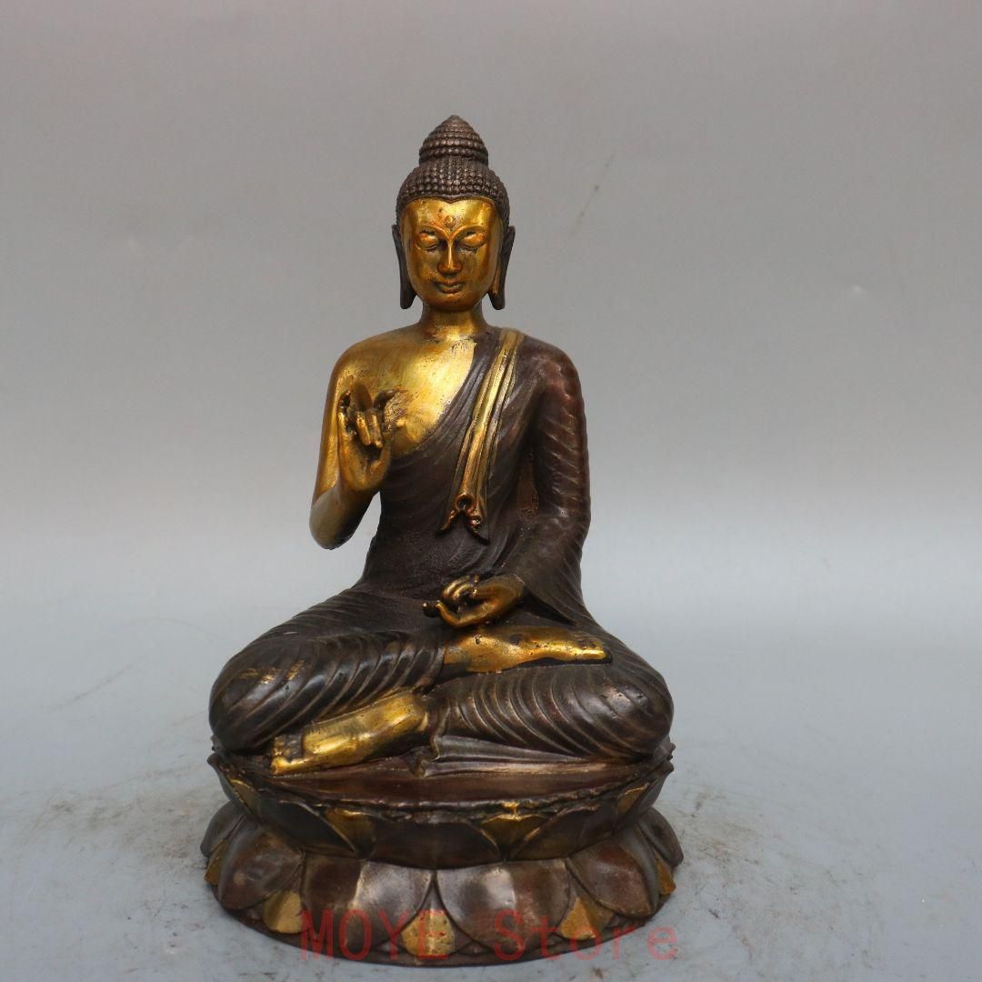 如来様仏像 仏教美術 仏像 銅製 工芸品 美術品 置物gy1216 - メルカリ