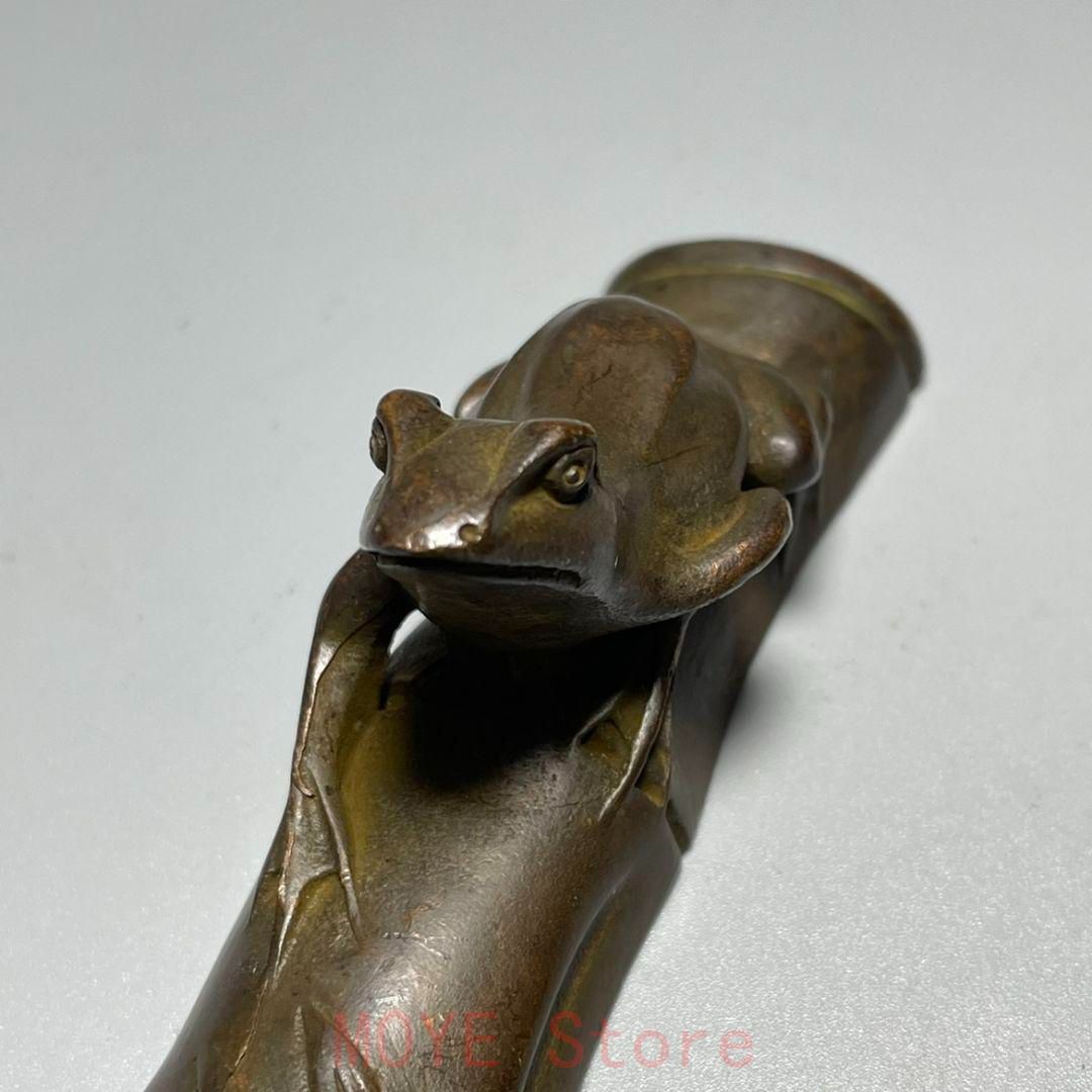 足るを知れば楽を 鎮尺 筆置き 書道具 文房具 工芸品 美術品 置物