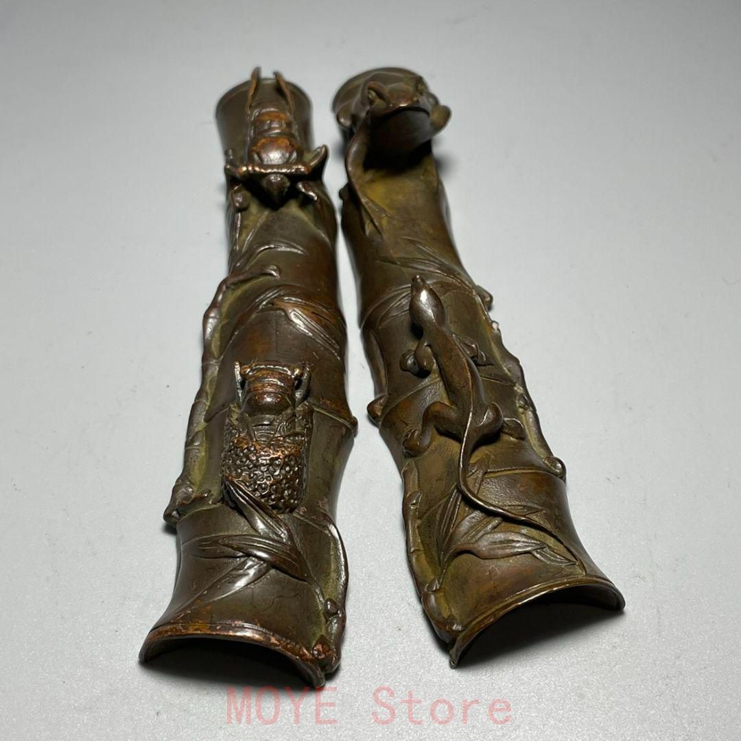 足るを知れば楽を 鎮尺 筆置き 書道具 文房具 工芸品 美術品 置物