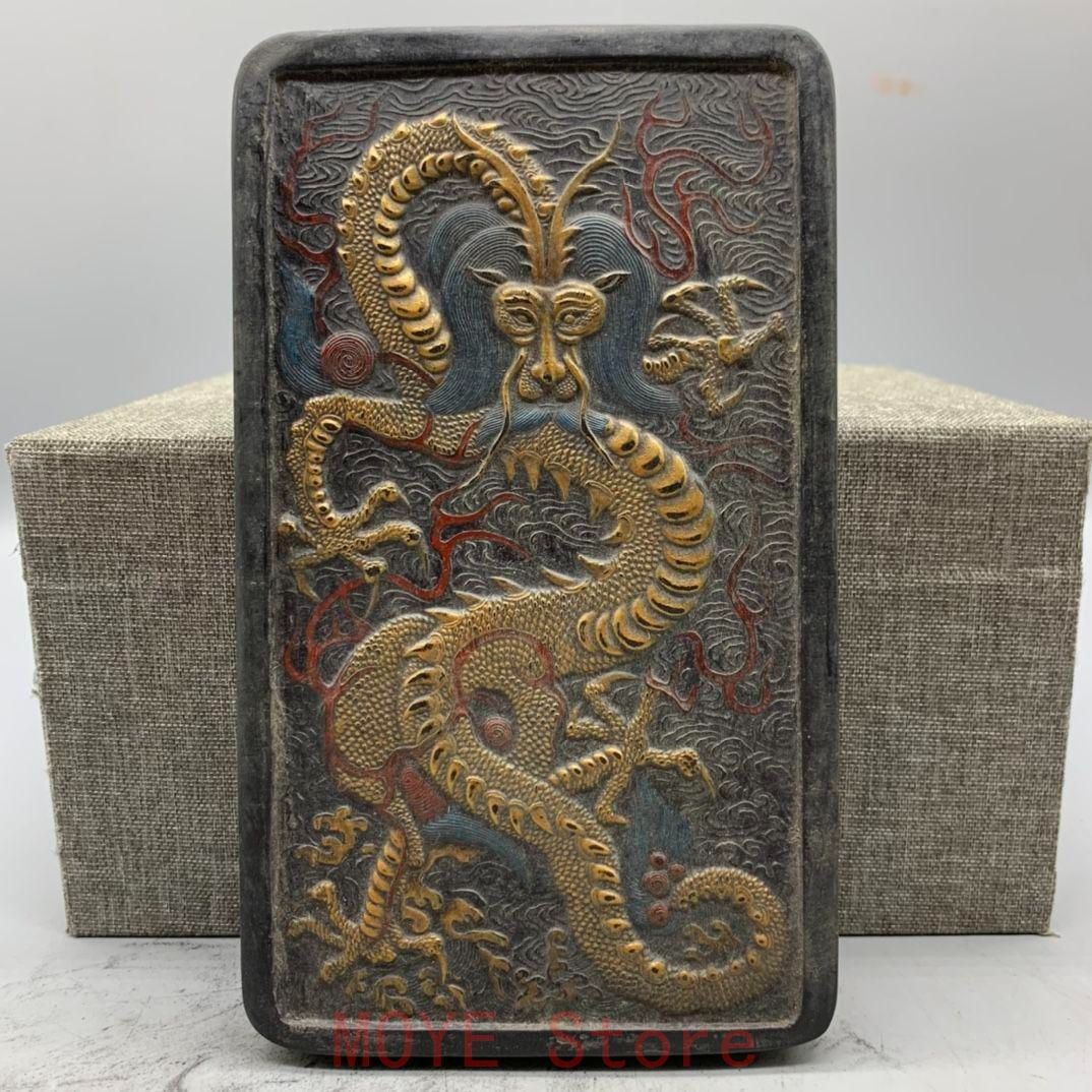 徽墨 飛竜在天 墨塊 文房四宝 墨条 筆墨紙硯gy 1216