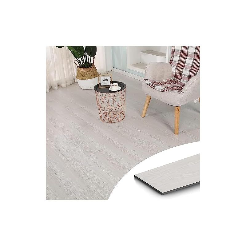 クッション フロア タイル セット約6畳 置くだけ 木目フロリング マット 床材 床 シート 接着不要 店舗 賃貸 防水 トレイ diy リメイクシート 柄番号15 1