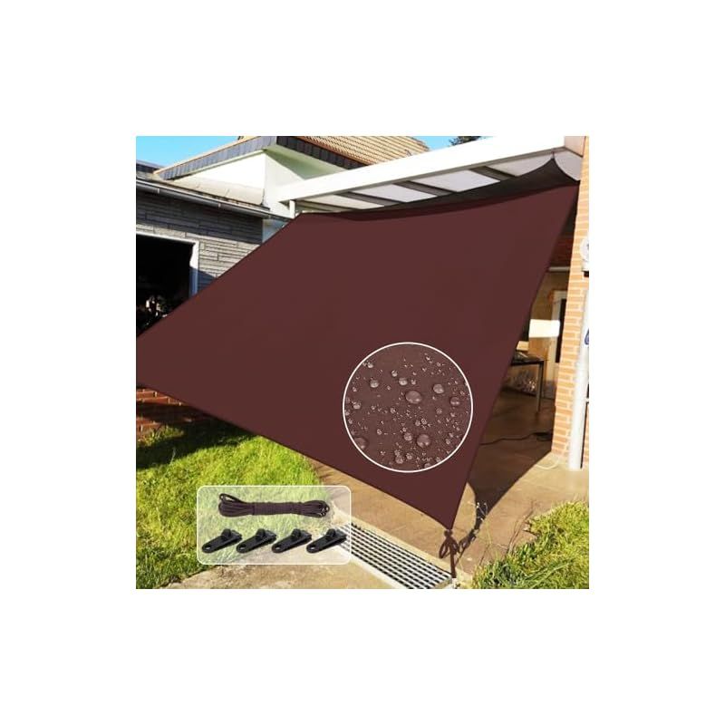 X XBEN 日除けシェード防水 雨よけサンシェード 400D高密度