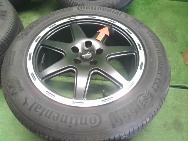 ComfortContact CC 7 225 60 R 17 17インチ 5 J タイヤホイール セット ジープ チェロキー 外し 自社品番250501