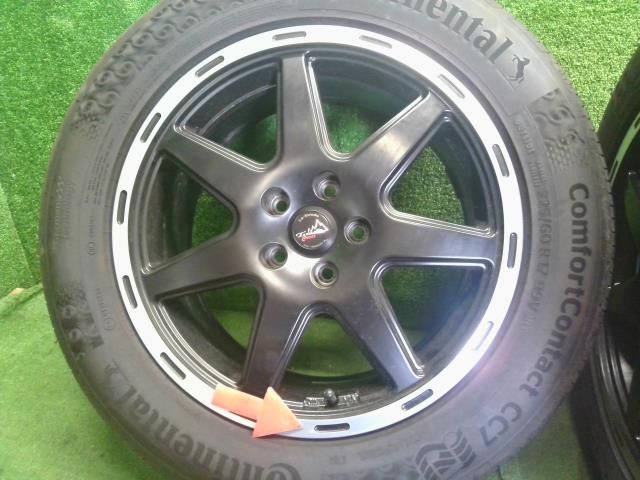  ComfortContact CC 7 225 60 R 17 17インチ 5 J タイヤホイール セット ジープ チェロキー 外し 自社品番250501 17インチ タイヤ ホイールセット