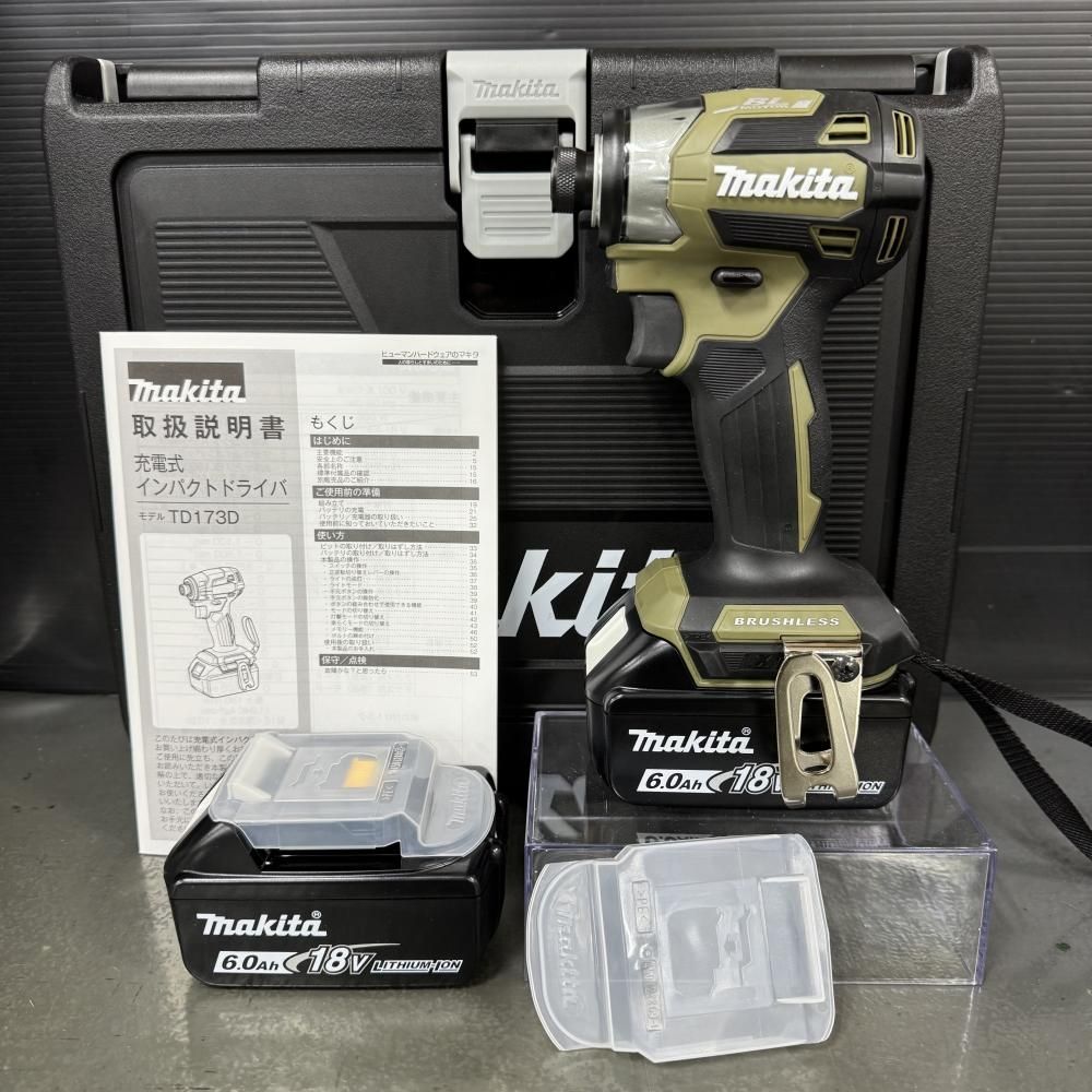 makita 18 V充電式インパクトドライバ バッテリ 付 202