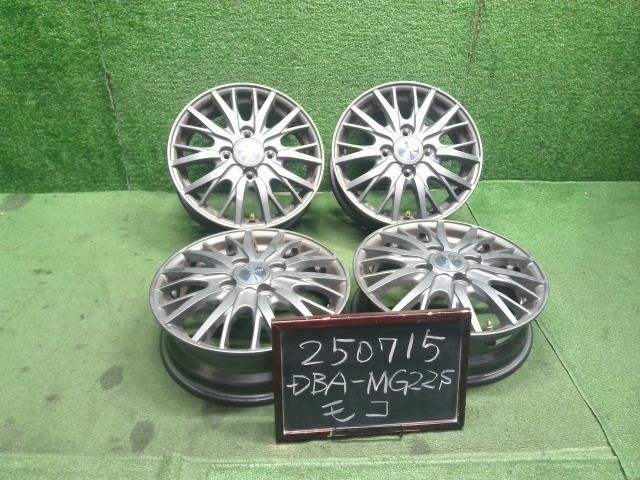 社外 アルミホイール ravrion 13インチ 4 J 4穴 4本セット モコ外し 自社品番250715 ZPB