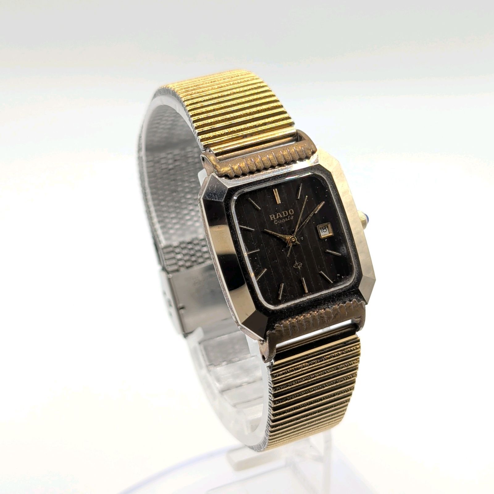RADO DIASTAR 111.9515.3 Watch Quartz Ladies Gold Square Y2K 00S 