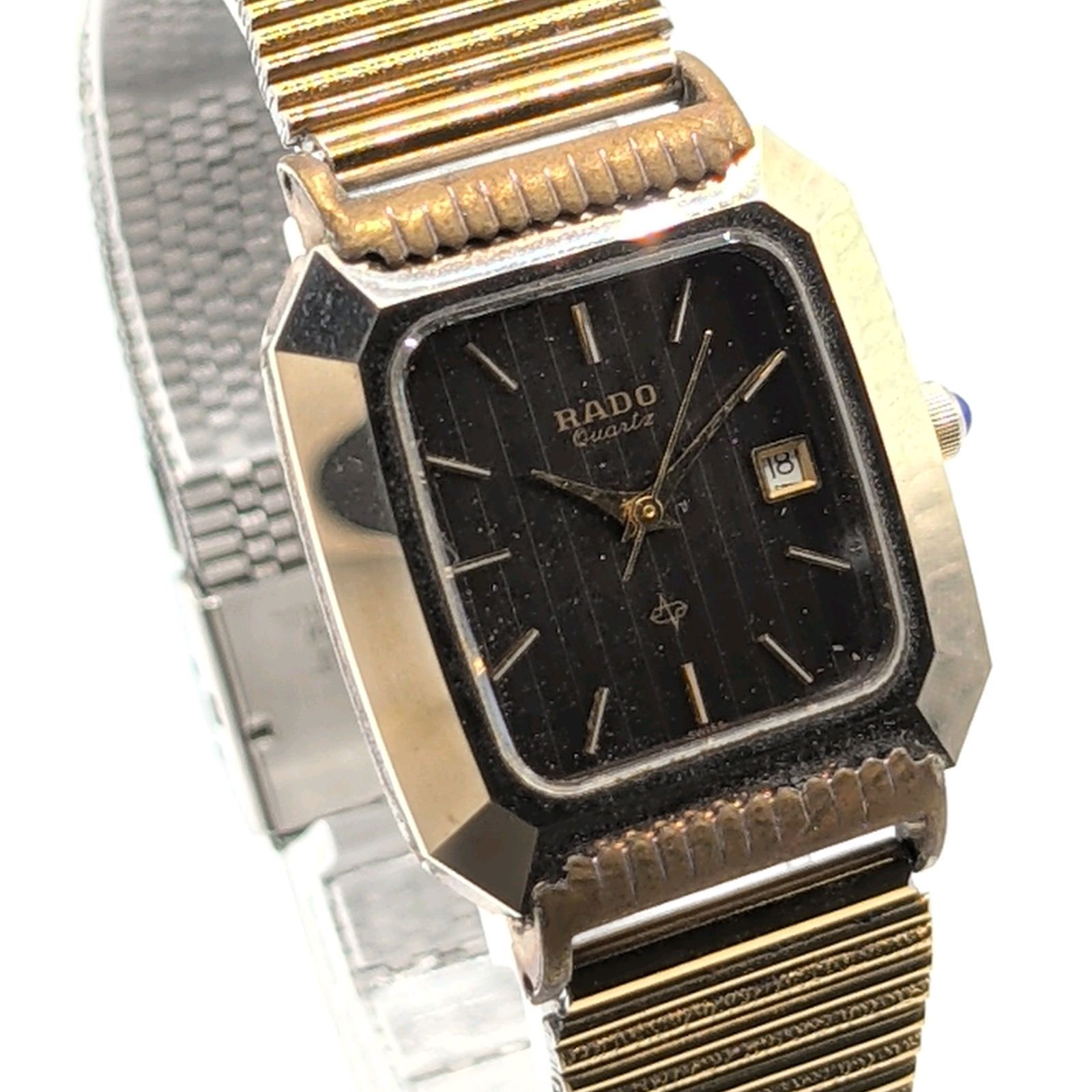 RADO DIASTAR 111.9515.3 Watch Quartz Ladies Gold Square Y2K 00S