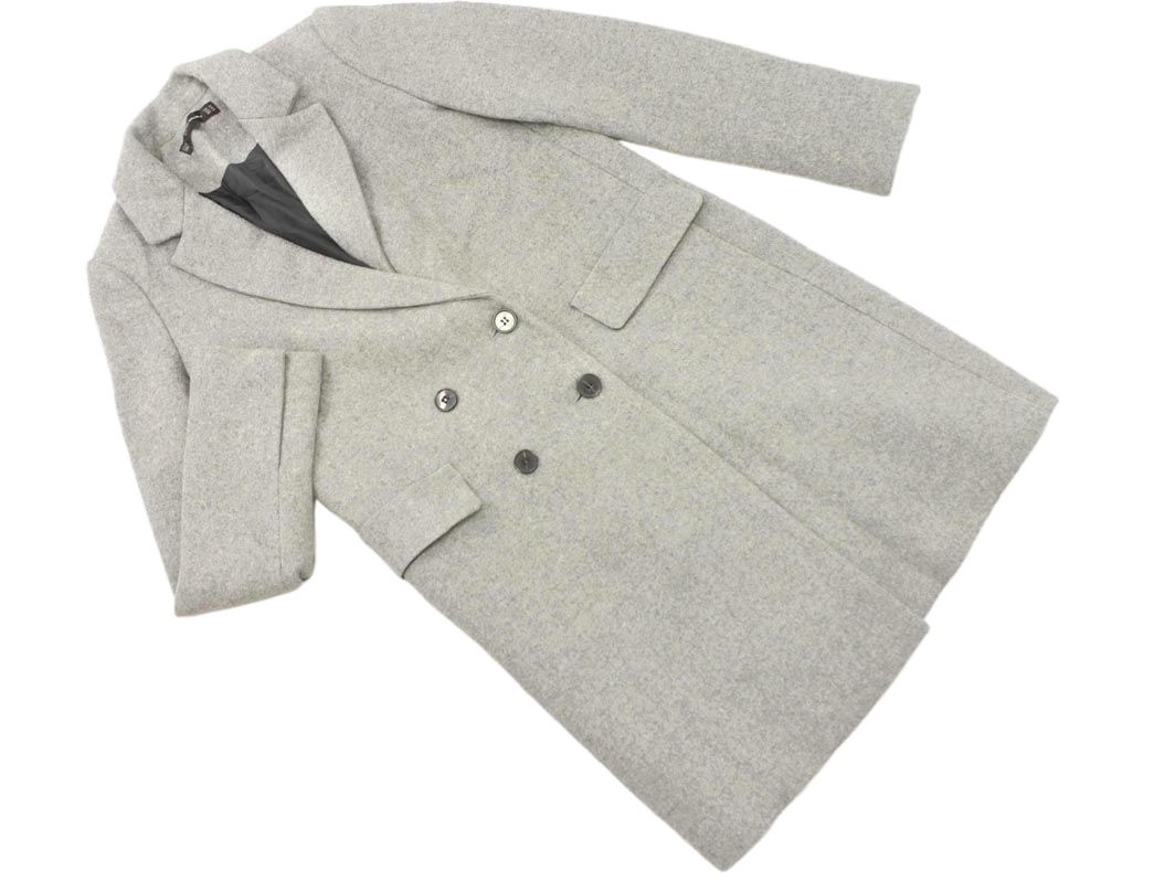 ZARA TRF ザラ トラファ ウール混 ダブルボタン チェスター コート