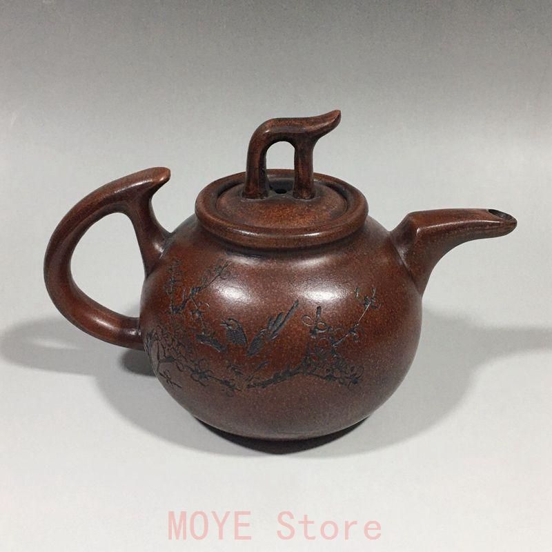 宜興紫砂壷 カササギ梅壺に登ります 茶道具 煎茶道具gy 1216