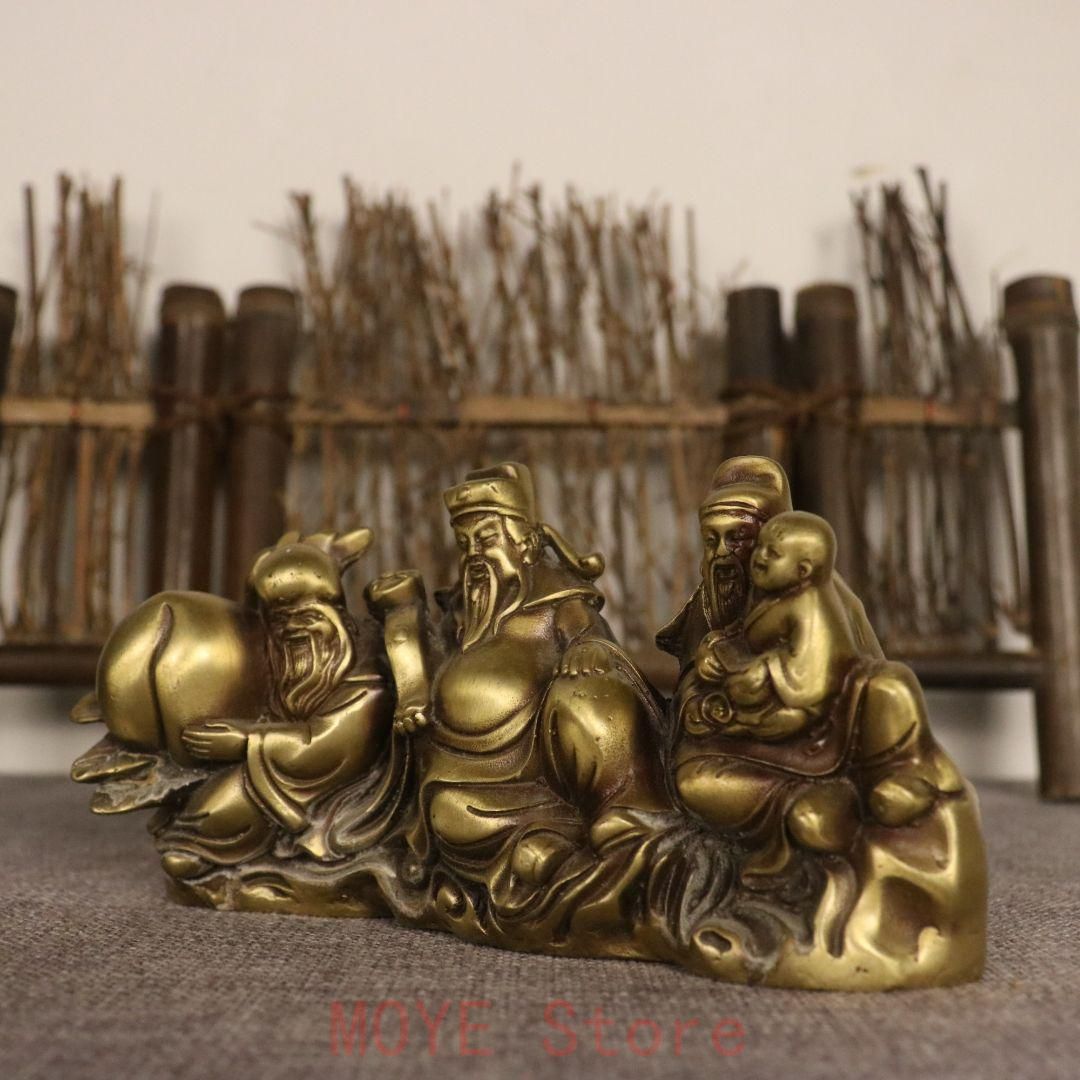 福禄寿三星仏像 装飾品 工芸品 置物gy1216 - メルカリ