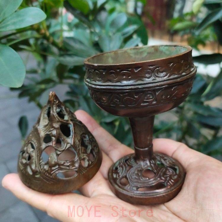 銅 細工 茶道具 香道具 博山炉 装飾品 現代工芸品美術品 置物gy1216