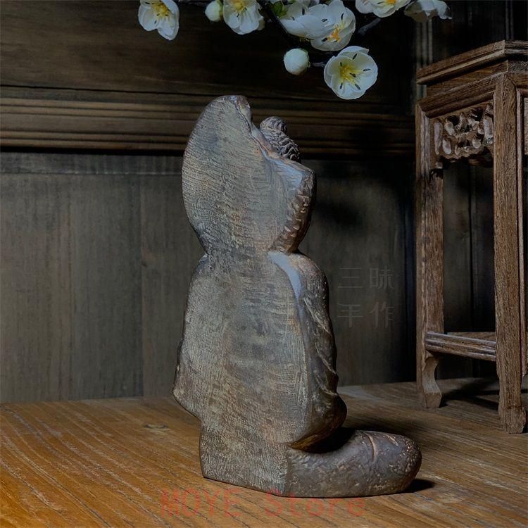 ガンダーラ造像 禅定坐像 禅意書斎茶室 装飾品 工芸品 美術品 置物