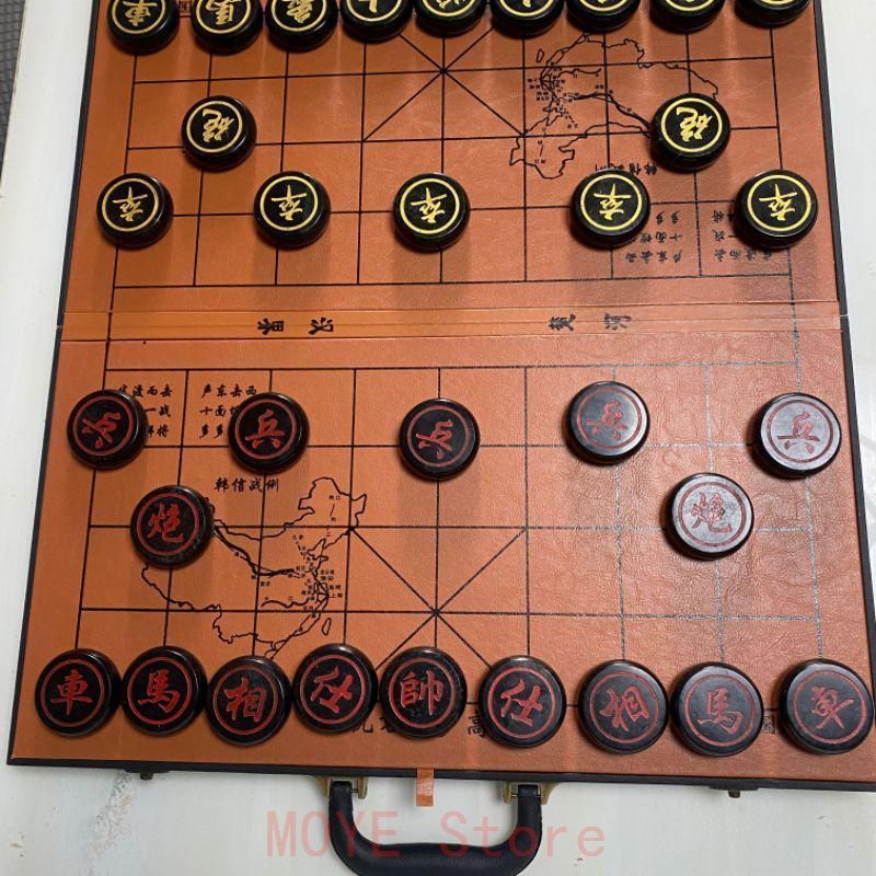 天然薬王石中国将棋 現代 置物gy 1216