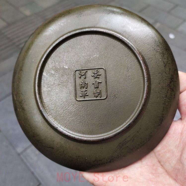 銅器 金山海鎮盤 鎮宅辟邪 開運風水 招財 装飾品 工芸品美術品 置物