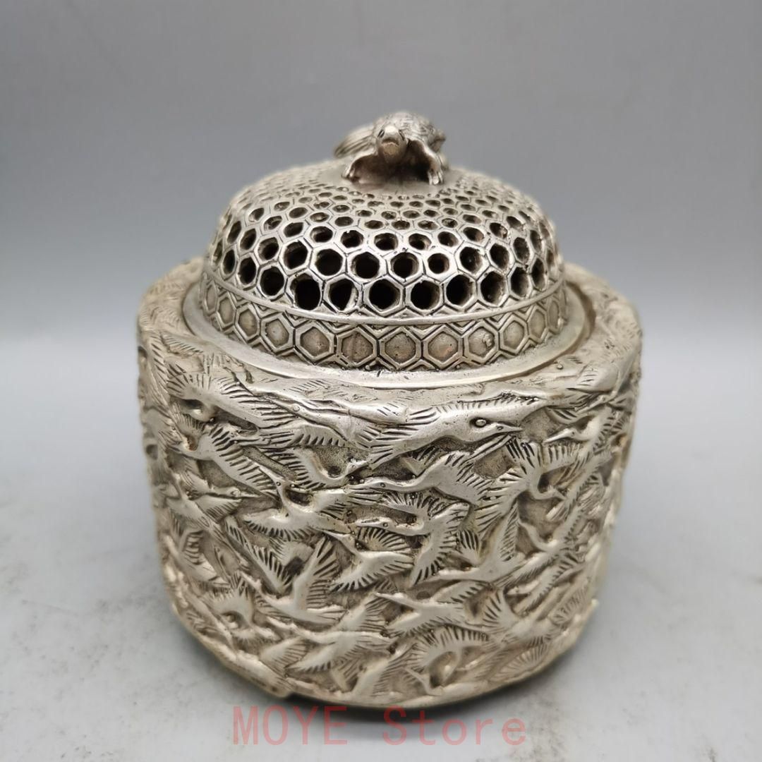 銅器 千鶴香炉 茶道具 香道具 蓋置 工芸品 美術品 置物 銅器 千鶴香炉 茶道具 香道具 蓋置 工芸品 美術品 置物gy1216 - メルカリ