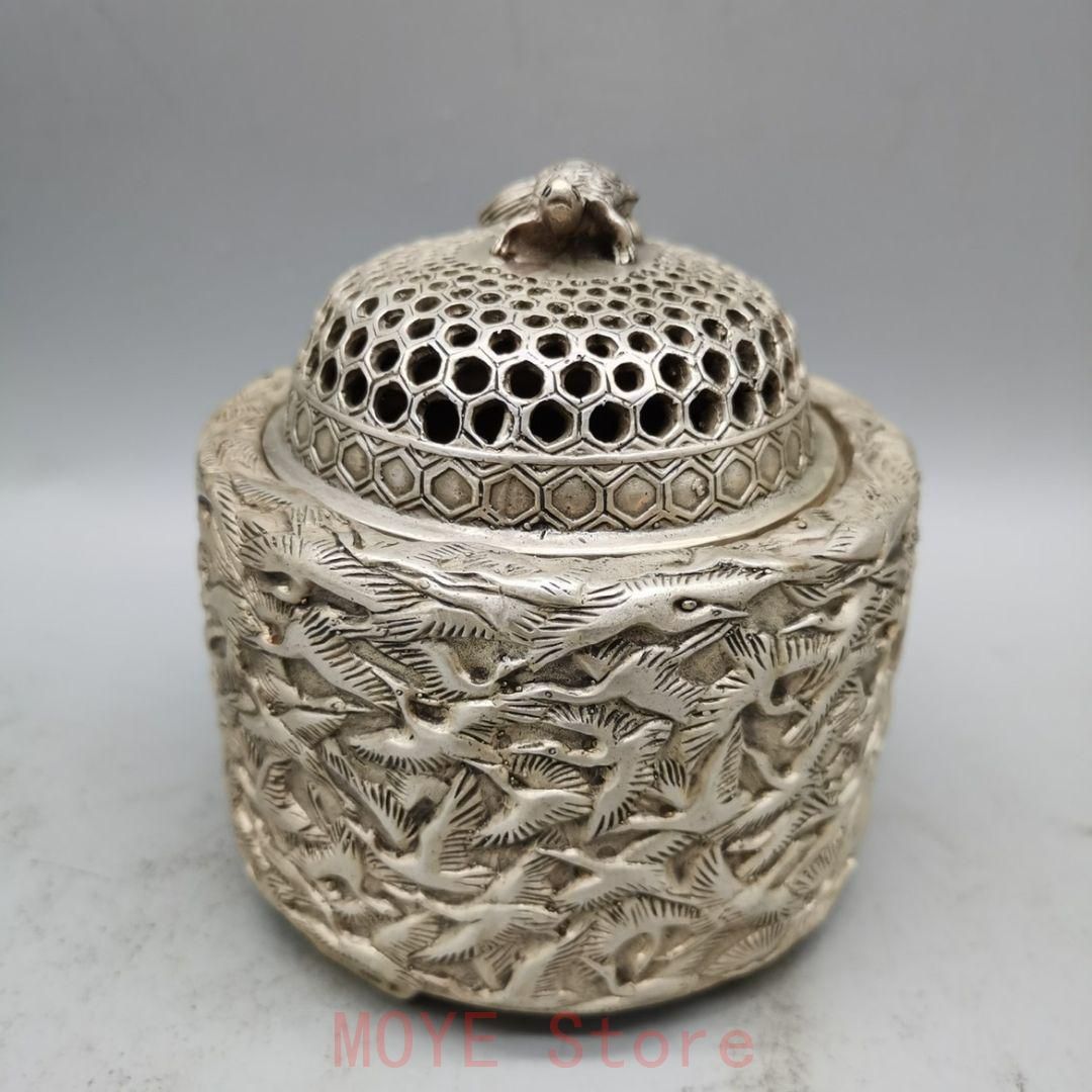 銅器 千鶴香炉 茶道具 香道具 蓋置 工芸品 美術品 置物 銅器 千鶴香炉 茶道具 香道具 蓋置 工芸品 美術品 置物