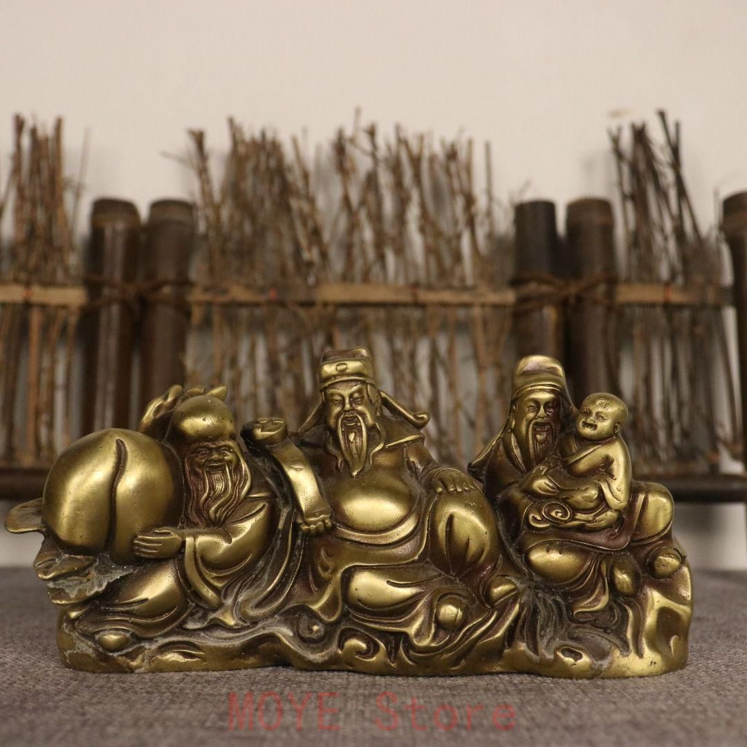 福禄寿三星仏像 装飾品 工芸品 置物gy1216 - メルカリ