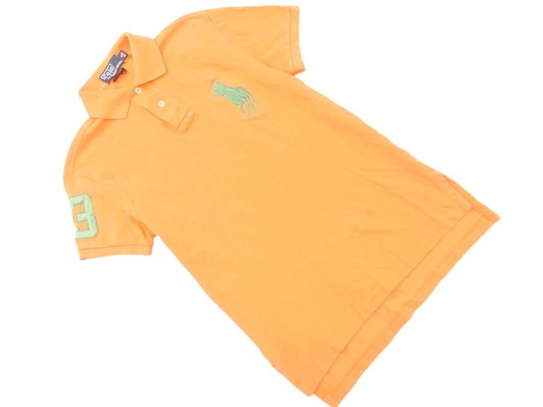 RLX オレンジ ポロシャツ POLO RALPH LAUREN ポロ ラルフローレン ビッグポロ ポロシャツ sizeXS