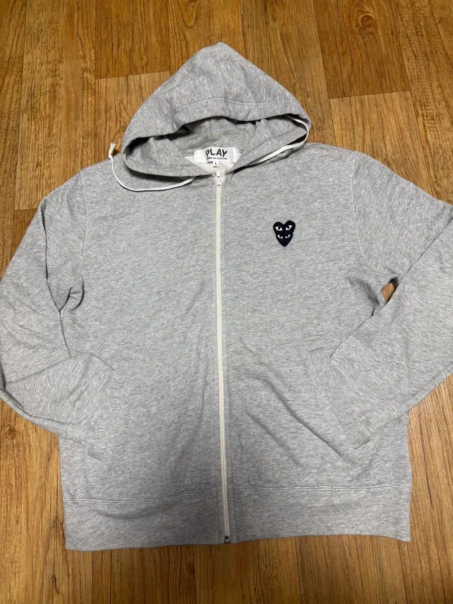 コム・デ・ギャルソン PLAY グレー ジップアップ L - メルカリ