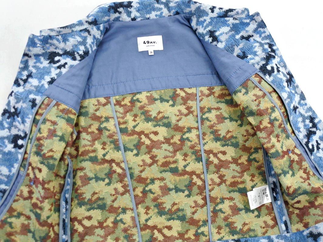 49AV JUNKO SHIMADA 49アベニュージュンコシマダ 総柄 ジャケット