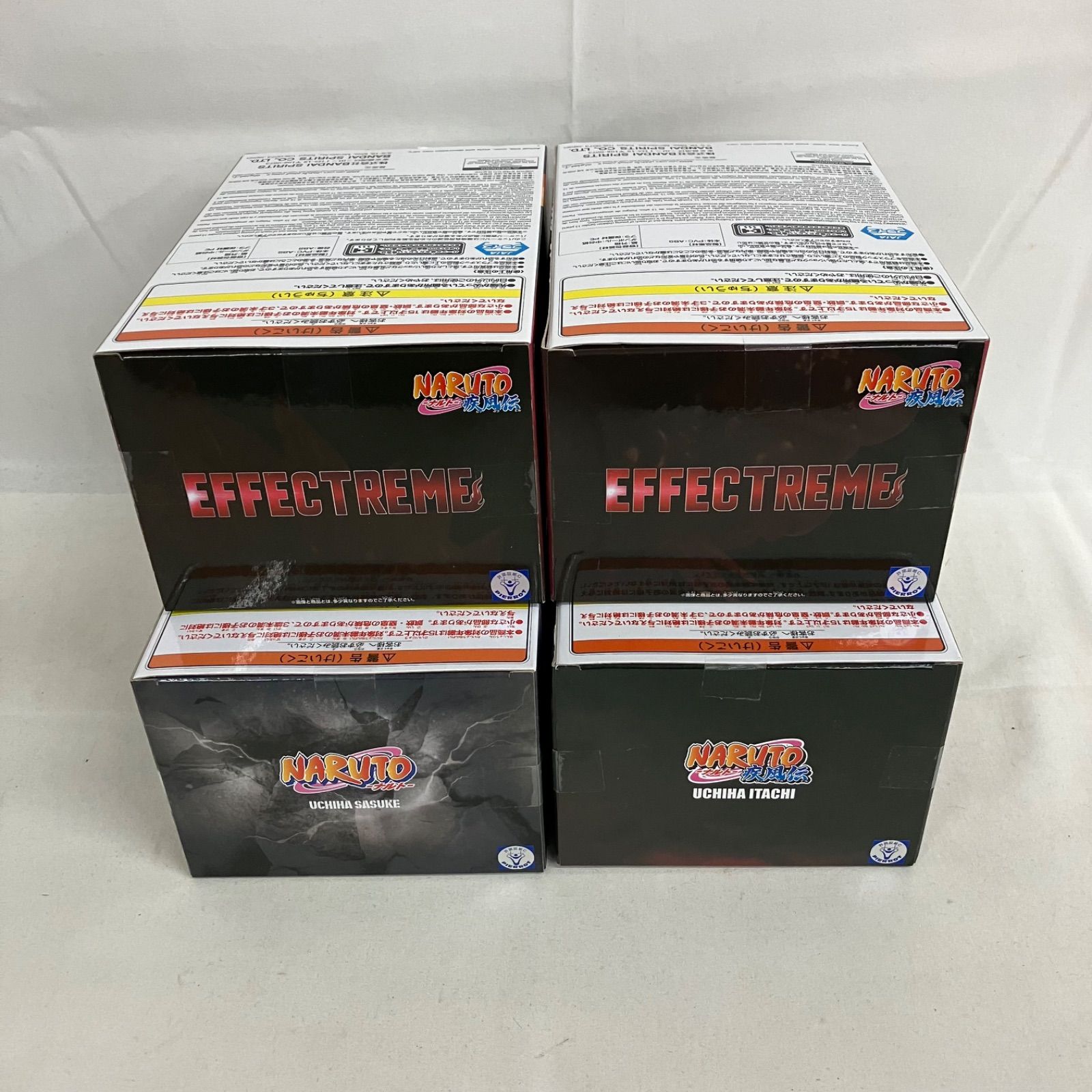 未開封 NARUTO疾風伝 EFFECTREME 他 フィギュア 4個セット SFQ407 c101