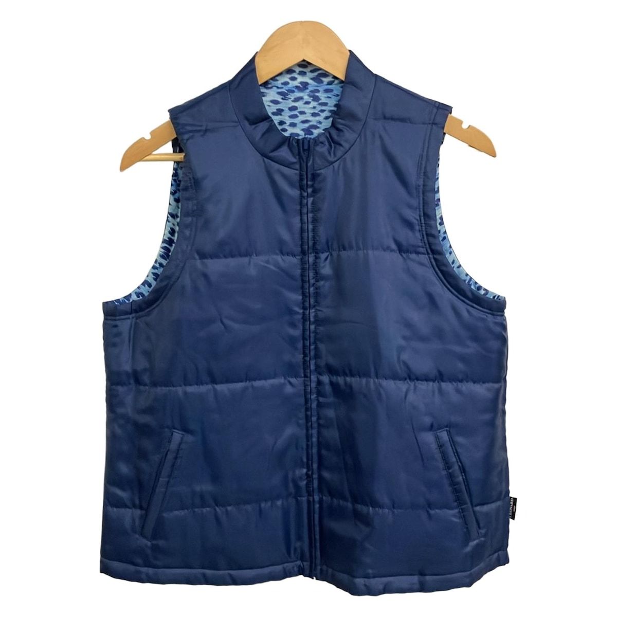 レオナールスポーツ　リバーシブルベスト　38 極美品☆LEONARD レオナールスポーツ リバーシブル 中綿入りベスト