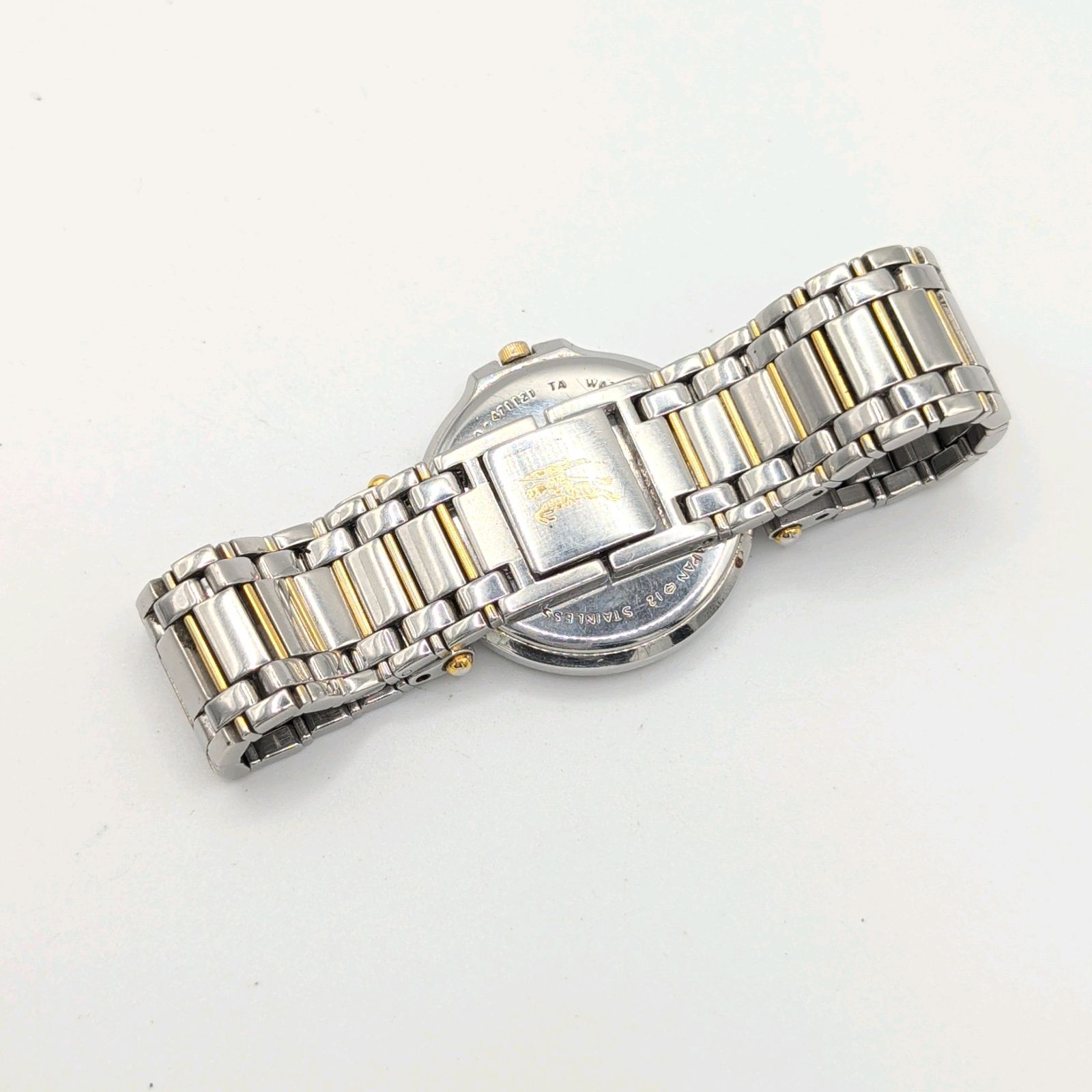 Burberrys Burberry Watch quartz Ladies Silver Gold Dial Date Y2K