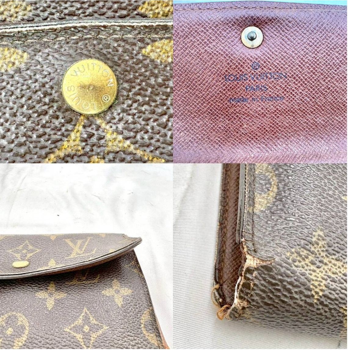 ❗️✨ヴィンテージ✨❗️】ルイヴィトン モノグラム 二つ折り財布