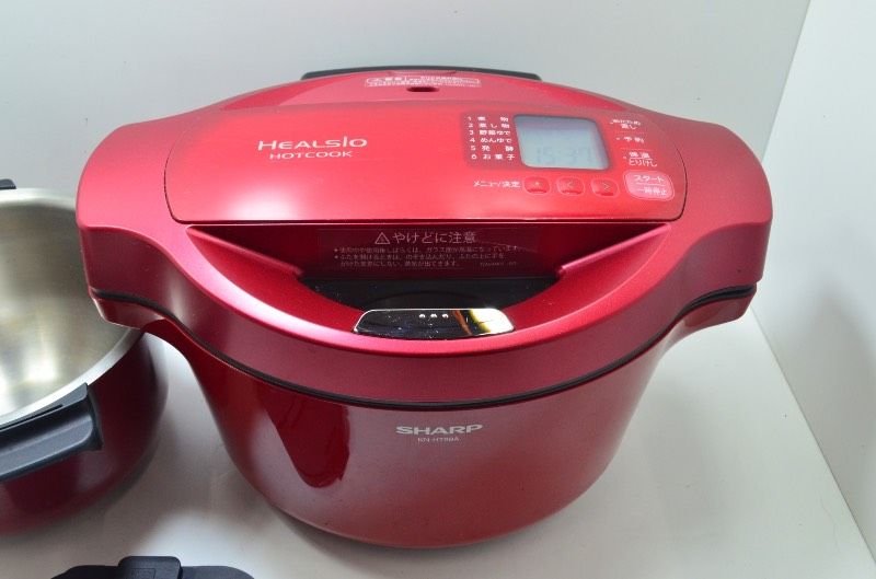 送料無料】 シャープ SHARP 水なし自動調理鍋 KN-HT99A-R ヘルシオ