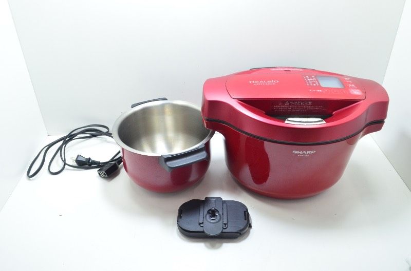 送料無料】 シャープ SHARP 水なし自動調理鍋 KN-HT99A-R ヘルシオ