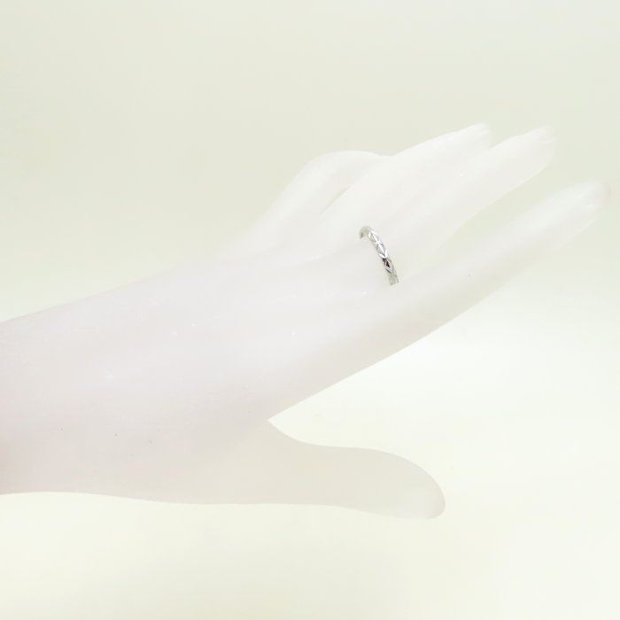 美品 シャネル マトラッセ プラチナ リング 50 9.5号 ミディアム 指輪 CHANEL（シャネル） マトラッセ ミディアムリング プラチナ Pt950 #55