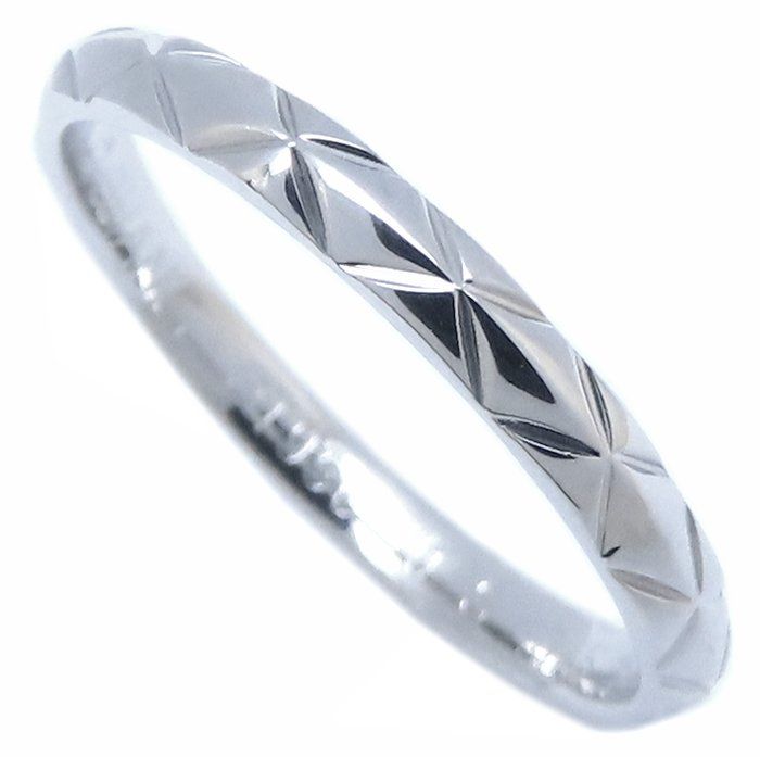 CHANEL シャネル マトラッセ リング 指輪 #55 14号 Pt950プラチナ