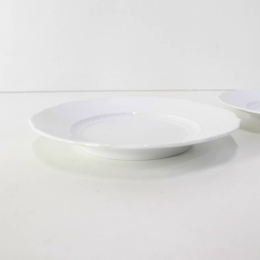 リチャードジノリ 廃盤 ミュージオホワイト デザートプレート 2枚