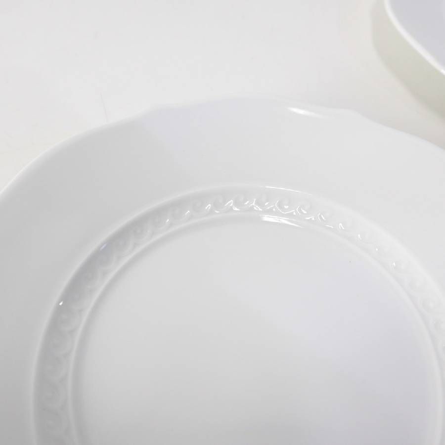 リチャードジノリ 廃盤 ミュージオホワイト デザートプレート 2枚