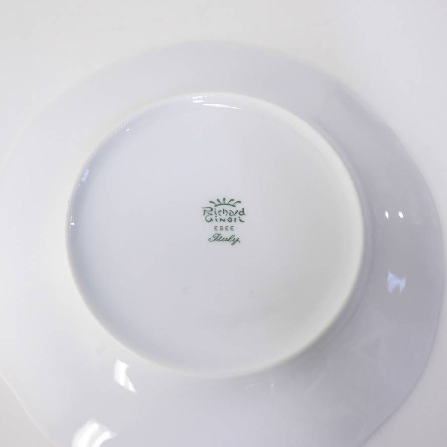 リチャードジノリ 廃盤 ミュージオホワイト デザートプレート 2枚