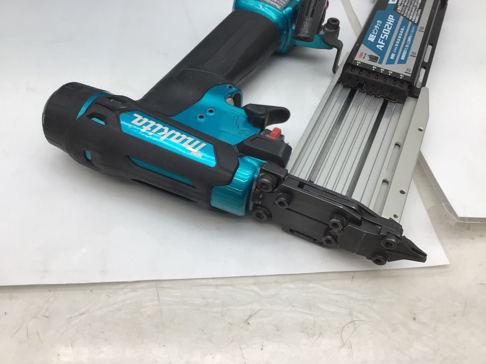 中古品】☆Makita/マキタ 高圧ピンタッカ エアダスタ付 AF502HPM 