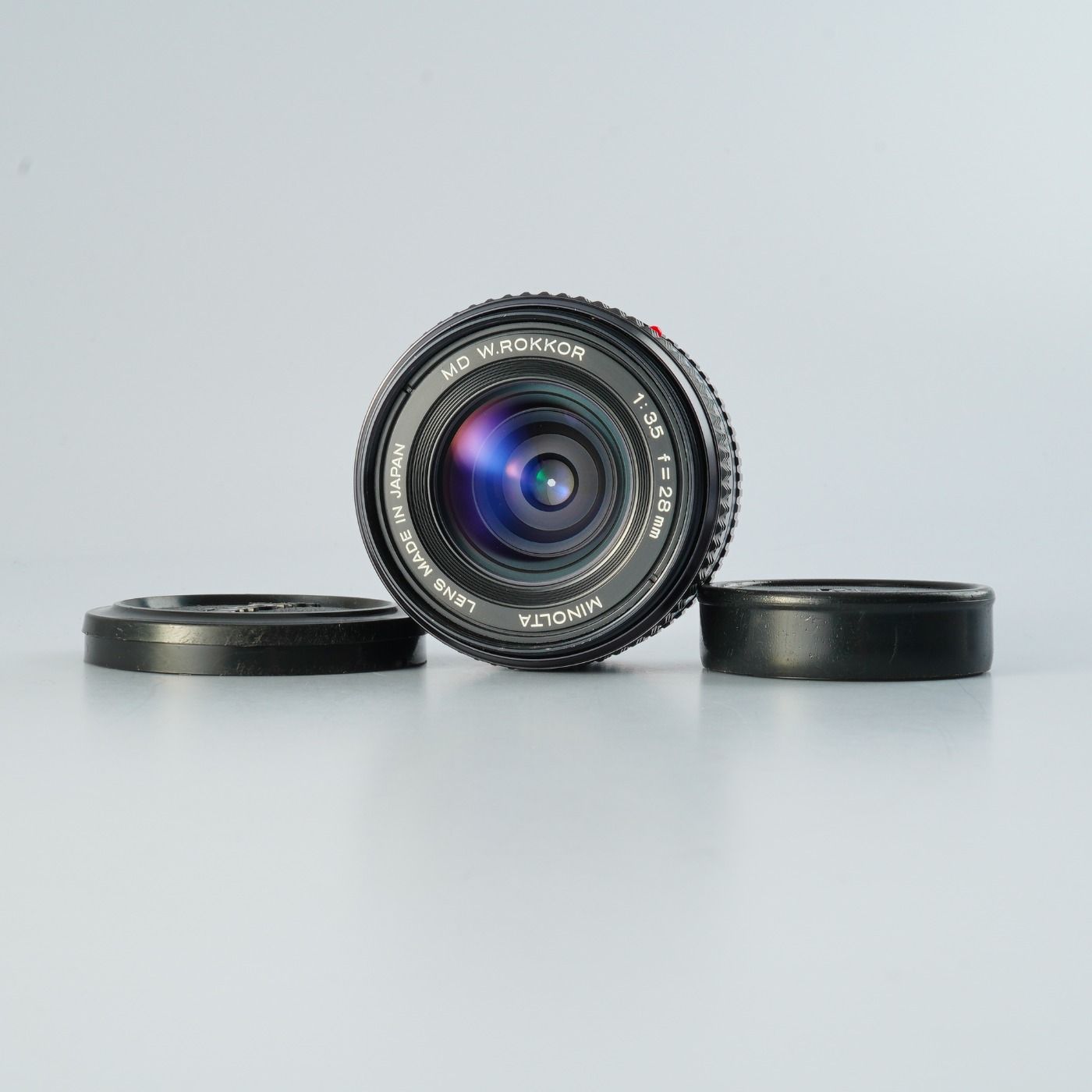 MINOLTA ミノルタ MD W.ROKKOR 28mm F/3.5 単焦点レンズ - メルカリ