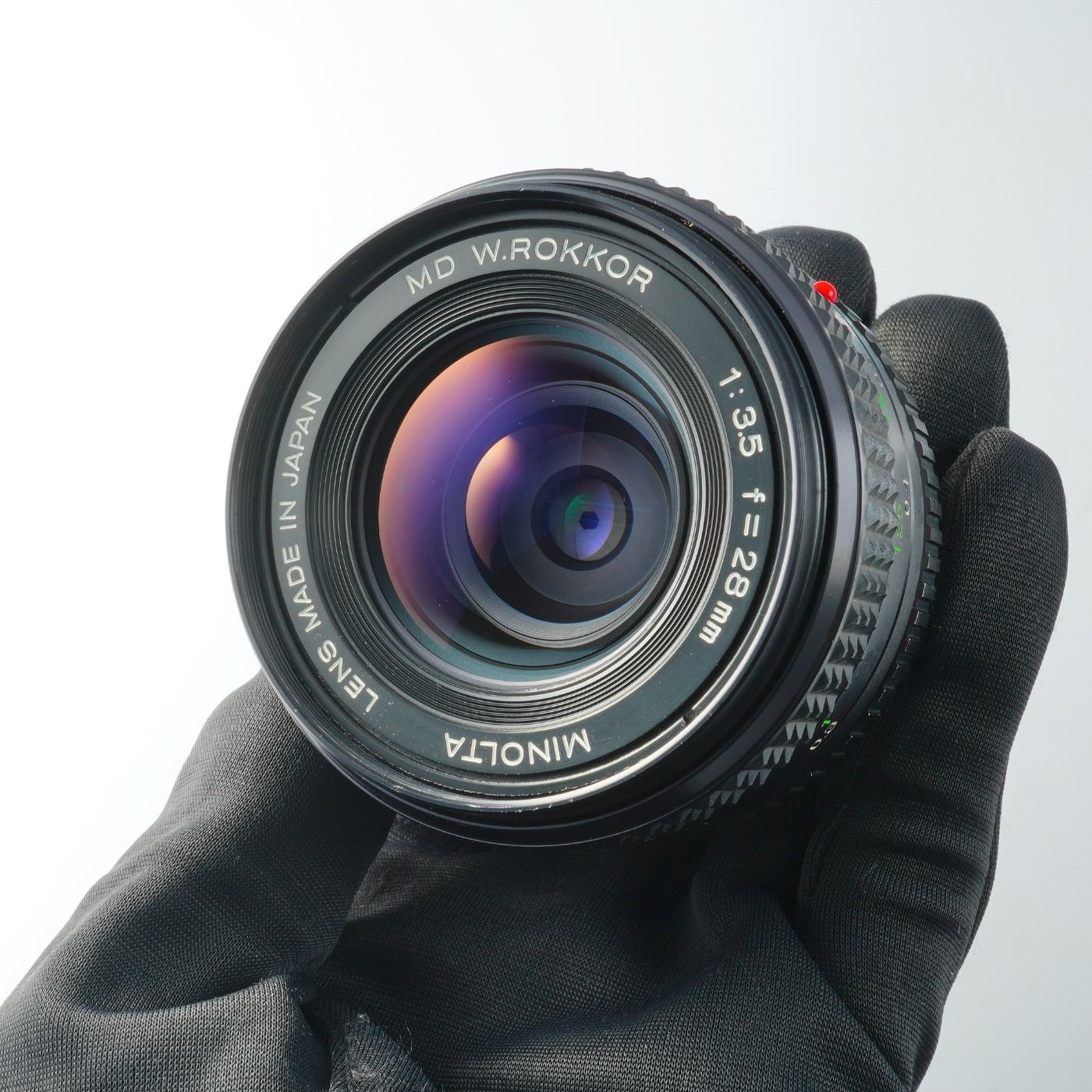 ミノルタMINOLTA MC W.ROKKOR1:35 f=28mm レンズ MINOLTA ミノルタ MD W.ROKKOR 28mm F/3.5 単焦点レンズ - メルカリ