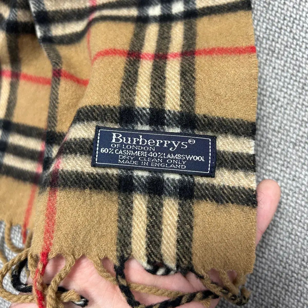 BURBERRY バーバリー カシミア ラムウール ブレンド ノヴァチェック CHECK マフラー