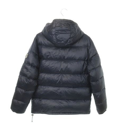 シナコバ SINA COVA ダウンジャケット ロゴワッペン フーディー 紺 ネイビー AH 15 GY 44