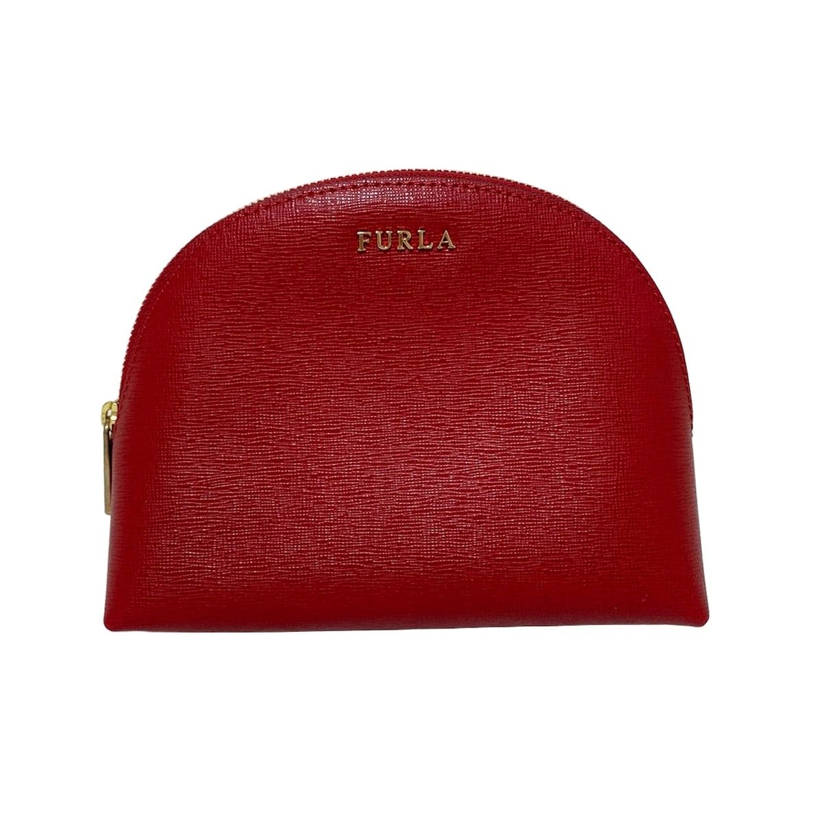 FURLA フルラ ポーチ - ボルドー レザー