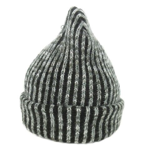 シュプリーム SUPREME Rainbow Knit Loose Gauge Beanie ニット帽 ビーニー ストライプ ロゴ グレー AO 6 GY 01