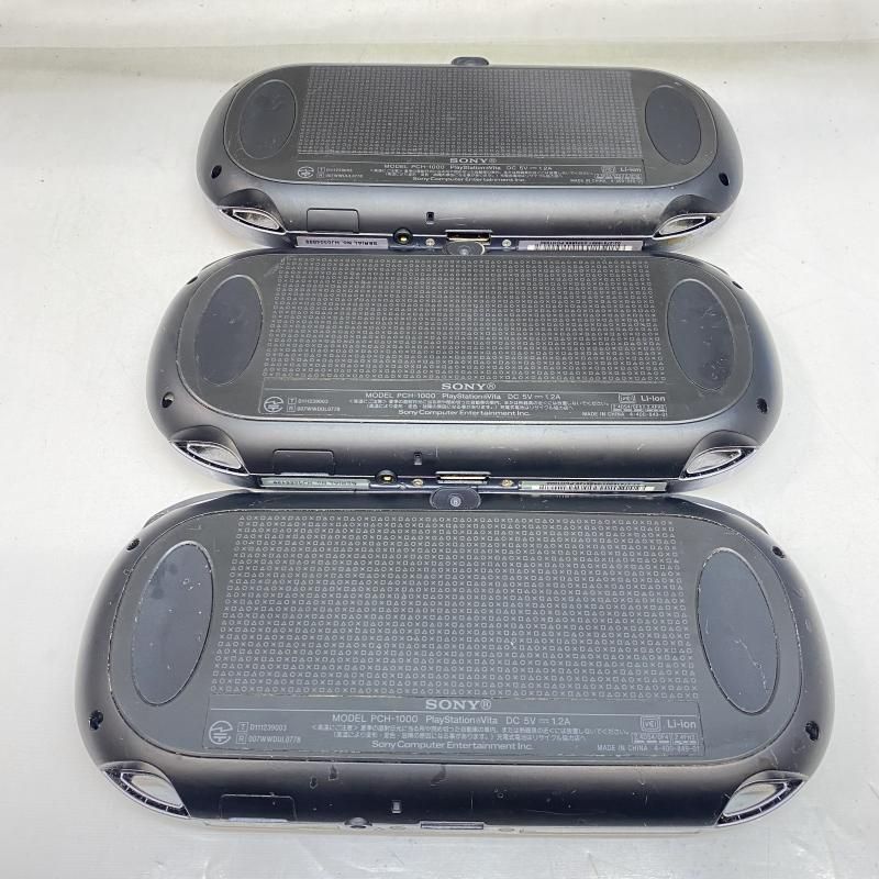 本体S ｼﾞｬﾝｸ PSVita PCH-1000 3台まとめ 動作未保証 22