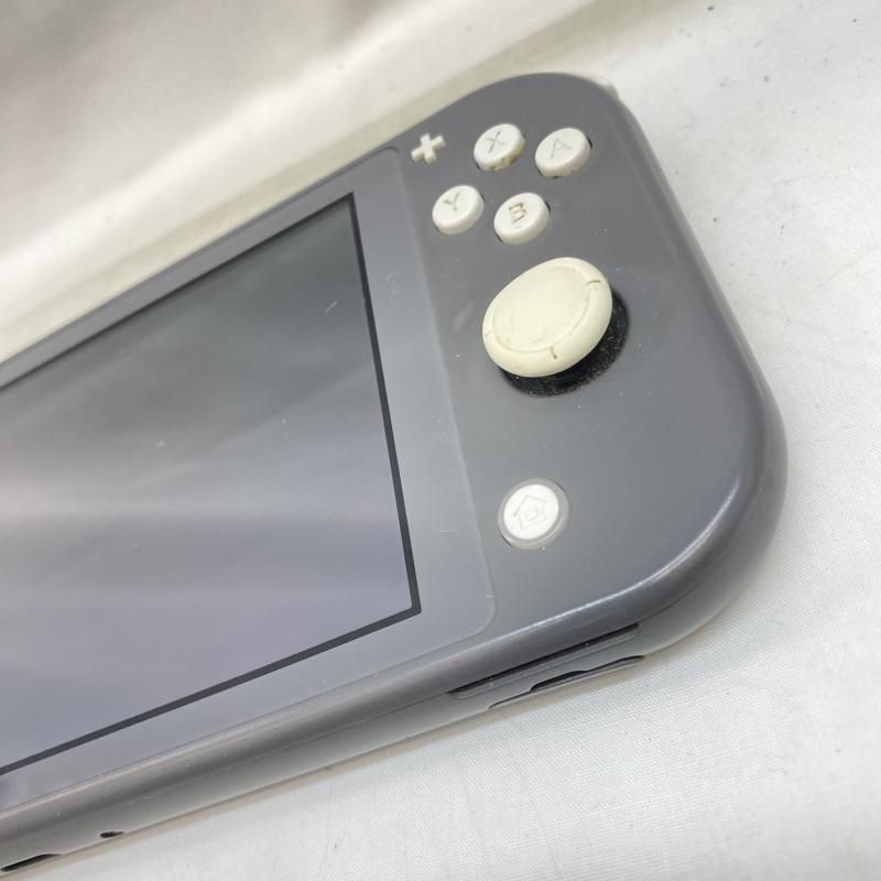 中古】本体S）ｼﾞｬﾝｸ)SwitchLite ｸﾞﾚｰ 動作未保証 ①[22][240022202072
