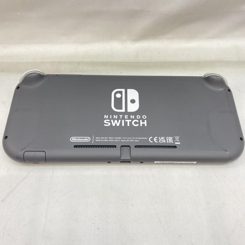 本体S ｼﾞｬﾝｸ SwitchLite ｸﾞﾚｰ 動作未保証 22