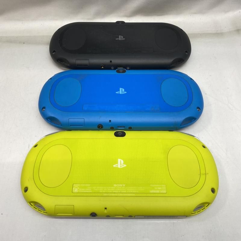 中古】本体S）ｼﾞｬﾝｸ)PSVita PCH-2000 3台まとめ 動作未保証[22